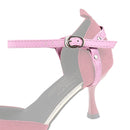 2 Pairs No Installation Triangle High Heels Anti-Drop Laces(Pink)