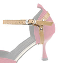 2 Pairs No Installation Triangle High Heels Anti-Drop Laces(Skin Color)
