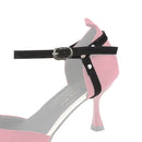 2 Pairs No Installation Triangle High Heels Anti-Drop Laces(Suede Black)