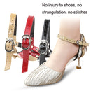 2 Pairs No Installation Triangle High Heels Anti-Drop Laces(Skin Color)