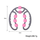2 PCS Eight Round Yoga Training Roller Ring-Shaped Leg Massager(Purple)