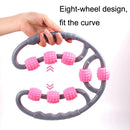 2 PCS Eight Round Yoga Training Roller Ring-Shaped Leg Massager(Purple)