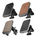 15W Magnetic Wireless Charge Bracket Applicable For IPhone 12/13, Shape: Aluminum Alloy(Yellow)