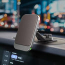 15W Magnetic Wireless Charge Bracket Applicable For IPhone 12/13, Shape: Aluminum Alloy(Yellow)