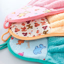 10 PCS Kitchen Hand Towel Absorbent Coral Fleece Thickened Rag(Light Green)