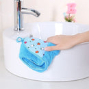 10 PCS Kitchen Hand Towel Absorbent Coral Fleece Thickened Rag(Light Green)