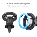 Car Aromatherapy Bracket Outlet 360 Degree Rotation Magnetic Primer Support Frame(Bracket+Air Clip)