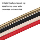 3 Pairs Cross Section High Heels Leather Shoes Anti-Heel Laces(Rose Red)