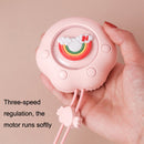 Summer Mini USB Portable Hanging Neck Fan, Style:(Rainbow (Pink))