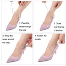 5 Pairs Long Transparent Laces Invisible Anti-Heel Shoelaces(Transparent)