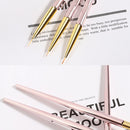 3 Sets 3 In 1 Electric Plating Rod Manicure Pencil(Rose Gold)