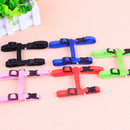 5 PCS I-shaped Nylon Cat Leash Pet Chest Strap(Blue)