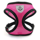 Pet Chest Strap Small Medium Dog Cat Breathable Dog Walking Vest, Size: M Chest Back(Rose Red)