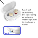 Old People Voice Amplifier Sound Collector Hearing Aid(White)