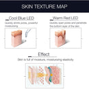 Hot Cold Dual-use Red Light Blue Light Beauty Instrument Essence Introduction Instrument(US Plug)