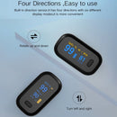 Finger Clip OLED Screen Pulse Oximeter, Colour: Black(English Standard Packaging)