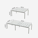 2460 Retractable Multifunctional Kitchen Shelf(White)