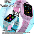 DF52 Student GPS Positioning 4G Smart WIFI Watch(Blue)