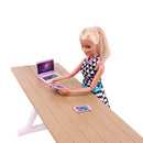 1: 6 Doll House Mini Mobile Phone + Laptop + Tablet Set(BW730)