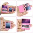 1: 6 Doll House Mini Mobile Phone + Laptop + Tablet Set(BW730)