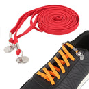 1 Pair Sports Casual Color Stretch Free Shoe Lace(Red)