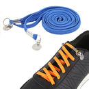 1 Pair Sports Casual Color Stretch Free Shoe Lace(Royal Blue)