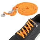 1 Pair Sports Casual Color Stretch Free Shoe Lace(Orange)