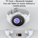 MT12 Smart Call Music Play Guide Step Smart Wireless Sports Watch(Black)