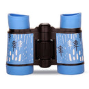 4X30 Binocular Telescope Bird Watching Telescope Gifts for Children(Rain Season Blue)