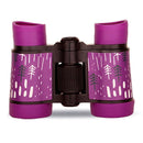 4X30 Binocular Telescope Bird Watching Telescope Gifts for Children(Rain Season Purple)