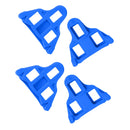 2 Pairs Bicycle Pinch Group Combination Screw Highway Car Riding Shoes Bicycle Lock Tablet(Blue)