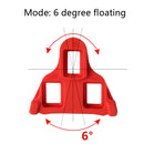 2 Pairs Bicycle Pinch Group Combination Screw Highway Car Riding Shoes Bicycle Lock Tablet(Red)