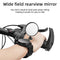 Bicycle Rearview Mirror With Wristband 360 Degree Rotating Mirror