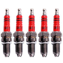 5 PCS Motorcycle Spark Plug 125 150 Pedal Bend Beam Boost Car Universal(A8TC)