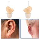 Battery Type Digital Noise Reduction Hearing Aid Elderly Sound Amplifier(White Left Ear)
