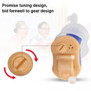 Battery Type Digital Noise Reduction Hearing Aid Elderly Sound Amplifier(White Left Ear)