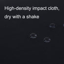 PARACHASE Solid Wood Bending Handle 10 Bone Three Fold Automatic Umbrella(Black)