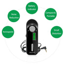 Z-C06 USB Rechargeable Digital Hearing Aid Sound Amplifier for Elder Seniors(Black)