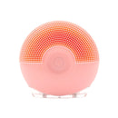 Silicone Sound Wave Vibration Massage Cleansing Bristles Pore Cleaning Beauty Brush, Colour: Pink