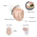 CIC Digital Ear Hearing Aid Sound Amplifier For The Elderly(Blue)