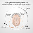 CIC Digital Ear Hearing Aid Sound Amplifier For The Elderly(Blue)