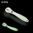 10 PCS Luya Bait Loach Bionic Bait Fishing Supplies, Specification: 6g / 10cm(Luminous)