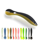 10 PCS Luya Bait Loach Bionic Bait Fishing Supplies, Specification: 6g / 10cm(Black and White)