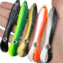 10 PCS Luya Bait Loach Bionic Bait Fishing Supplies, Specification: 6g / 10cm(Rose Red)