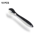 10 PCS Luya Bait Loach Bionic Bait Fishing Supplies, Specification: 2G / 6.7cm(Black and White)