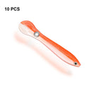 10 PCS Luya Bait Loach Bionic Bait Fishing Supplies, Specification: 2G / 6.7cm(Orange)