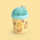 Cartoon Cute Cream Children USB Portable Handheld Fan(Yellow)