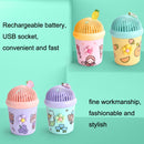 Cartoon Cute Cream Children USB Portable Handheld Fan(Yellow)