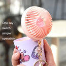 Cartoon Cute Cream Children USB Portable Handheld Fan(Yellow)