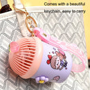 Cartoon Cute Cream Children USB Portable Handheld Fan(Yellow)